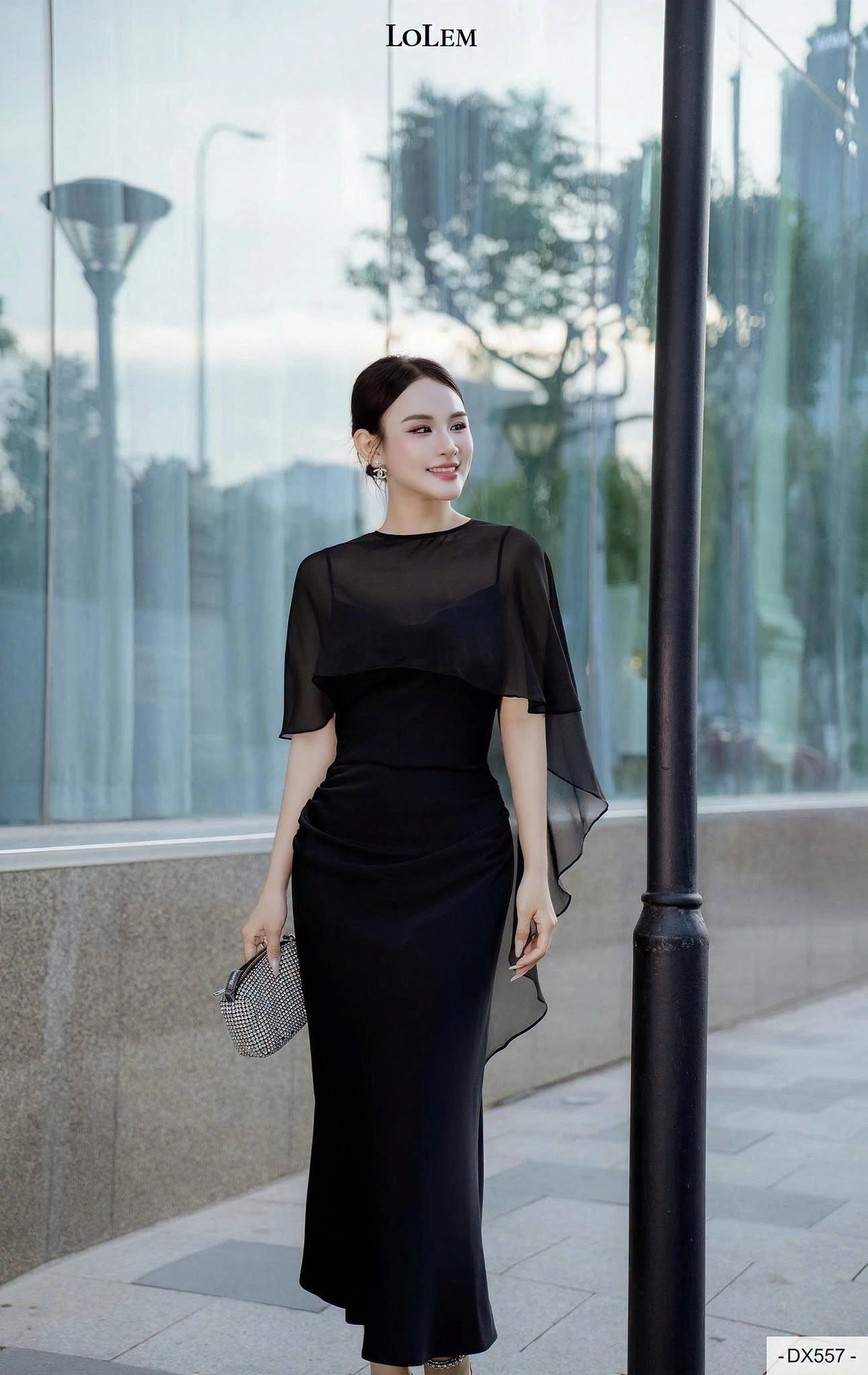 Áo Len Cổ Trụ Tay Dài